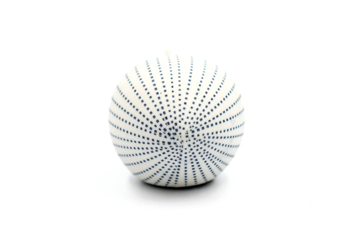 Handcrafted Mini Fish Blue Dotted Stripe