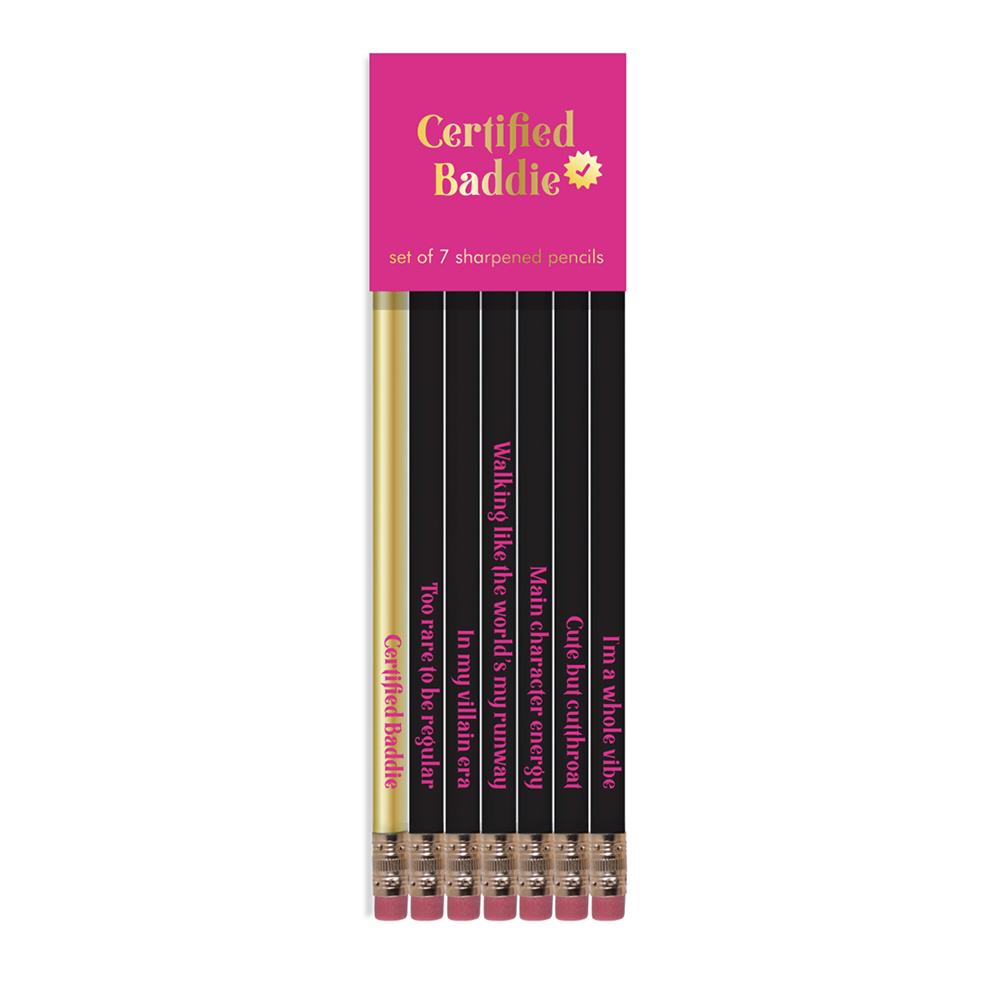 CERTIFIED BADDIE PENCIL SET