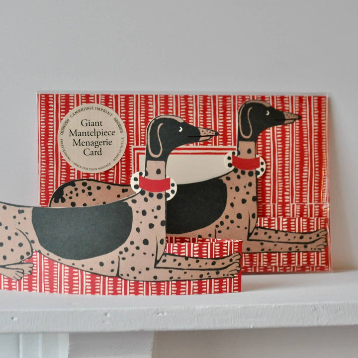 Giant Mantelpiece Menagerie Card: The Dog