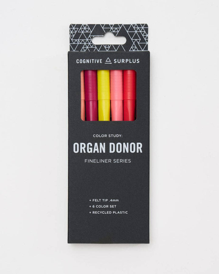 Organ Donor Fineliner Pens