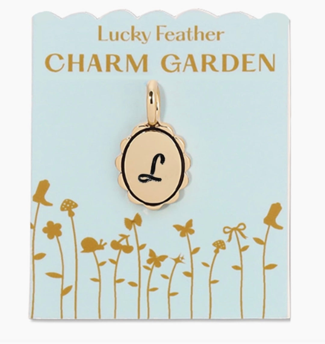 Gold Scallop L Charm