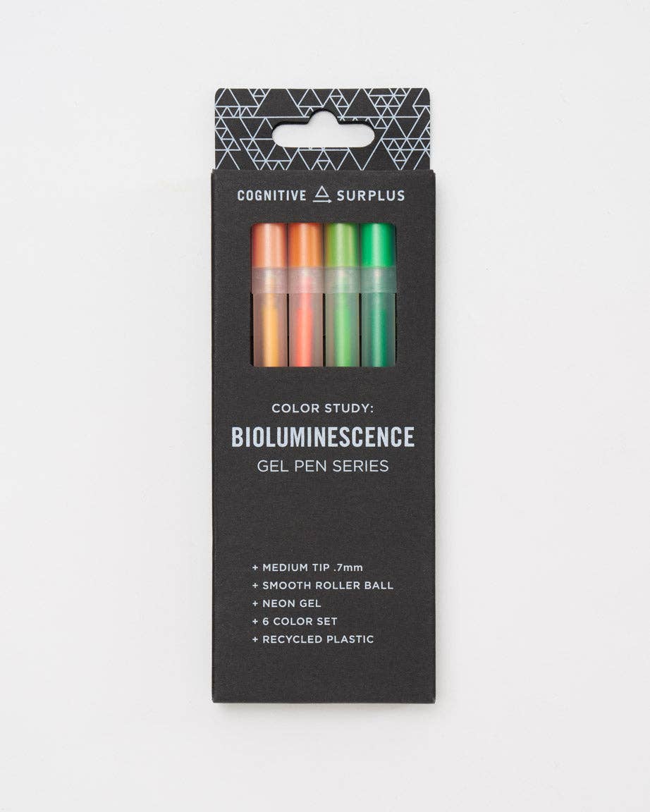 Bioluminescence Neon Gel Pens