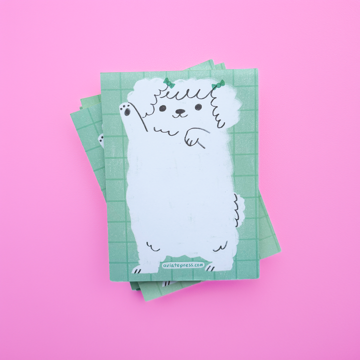 Fluffy Pup Notepad