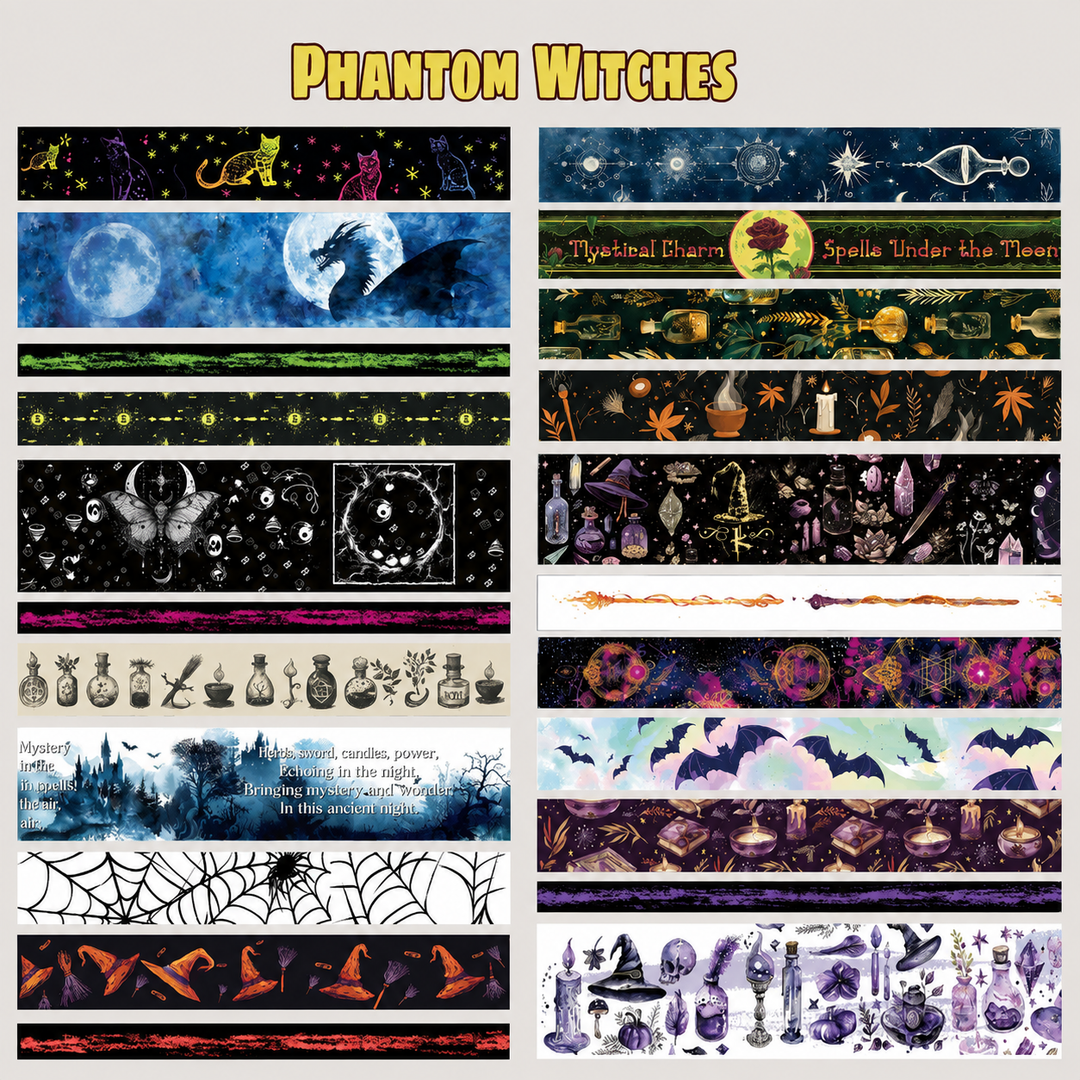 Phantom Witches Washi Tape Set