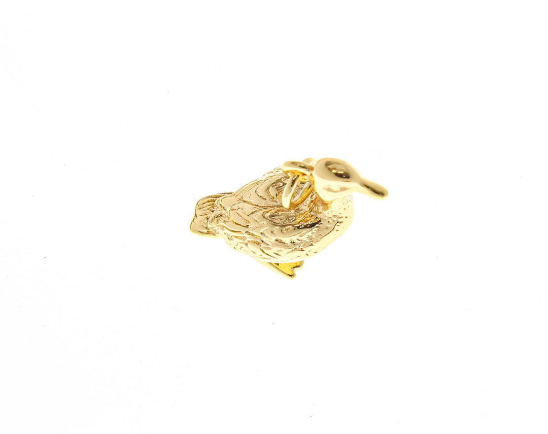 Gold Duck Charm