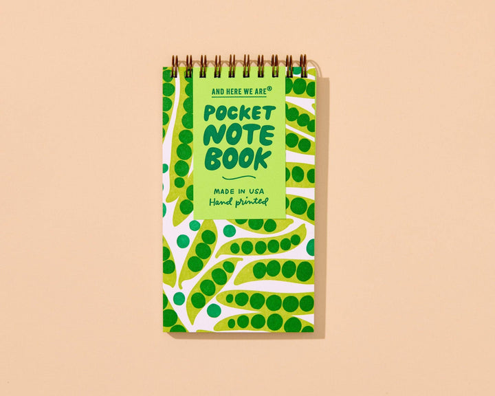 Small Spiral Notebook—Green Peas