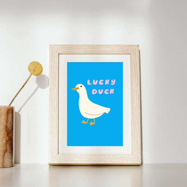 Lucky Duck Print