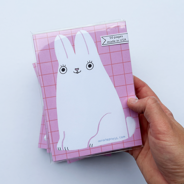 Fluffy Bunny Notepad