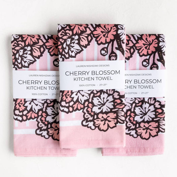 Cherry Blossom Kitchen Towel