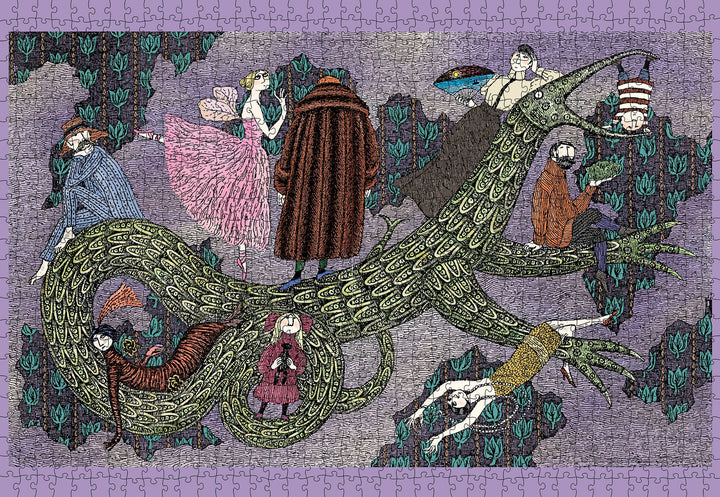 Edward Gorey: Drop Curtain 1000-Piece Jigsaw Puzzle