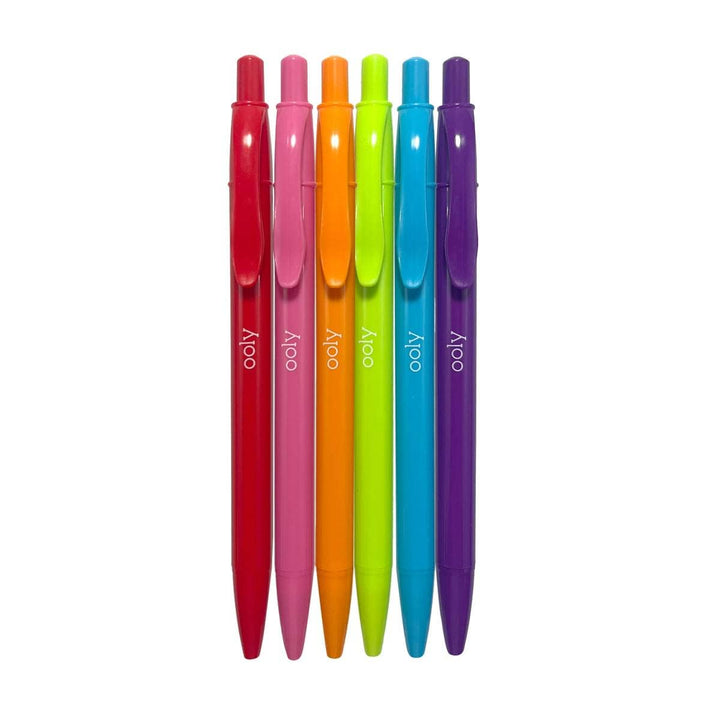 Bright Writers: Colored Ink Retractable Ballpoint Pens