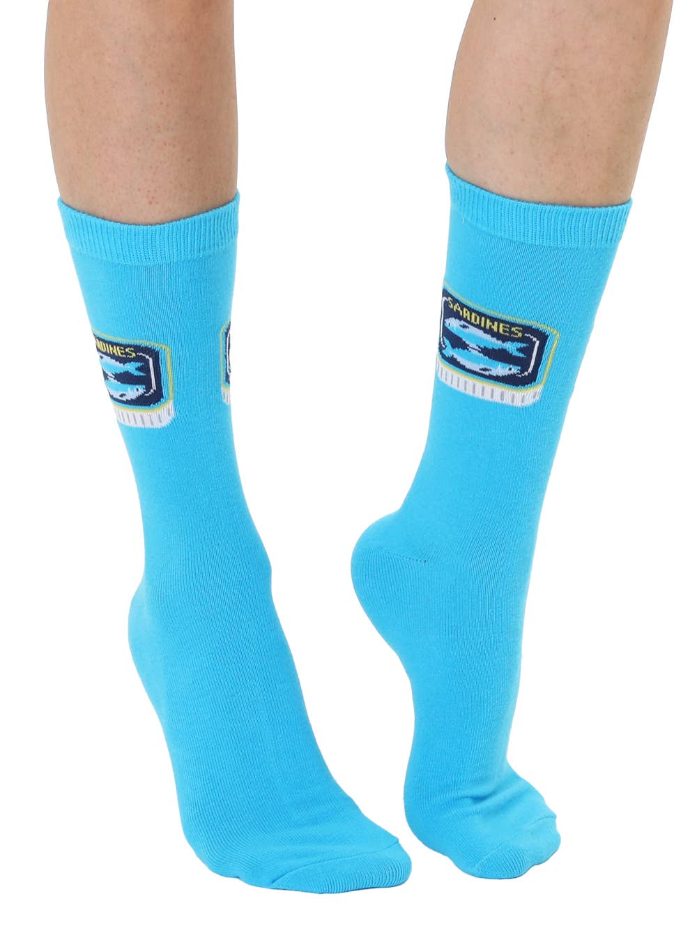 3D Packaged Socks - Sardines - Blue