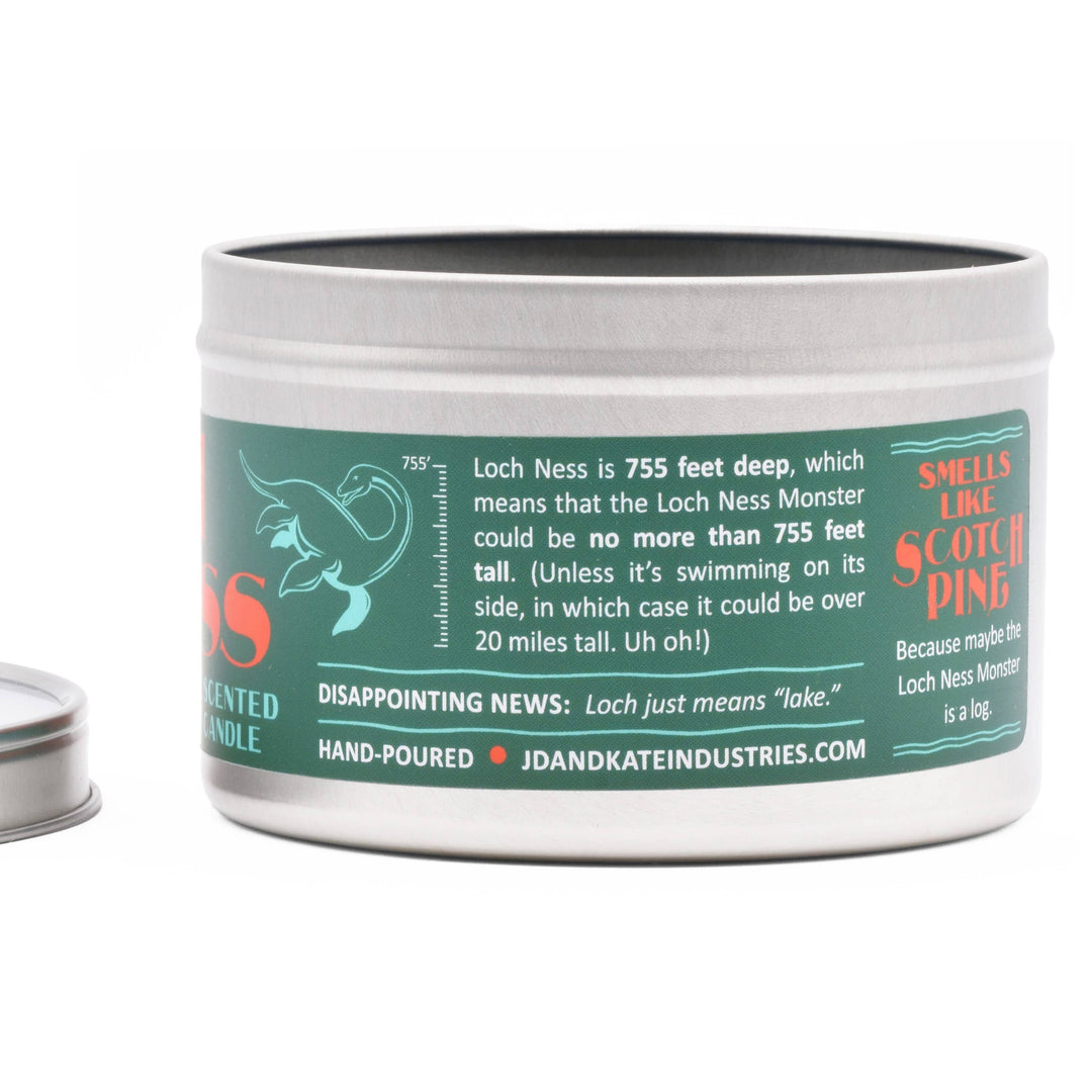 Loch Ness Monster Scented Candle
