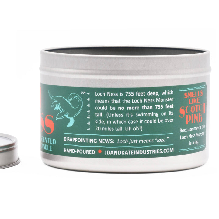 Loch Ness Monster Scented Candle