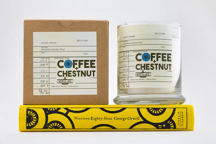Banned Book Candle / George Orwell 1984