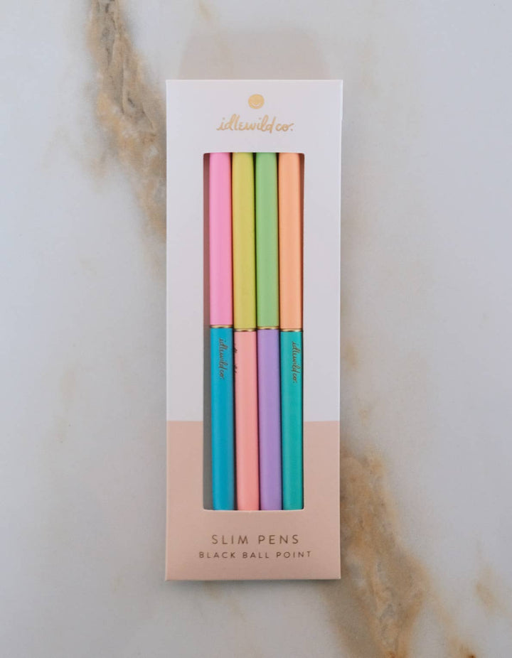 Slim Pen Set of Four | Duo-Tone Neons