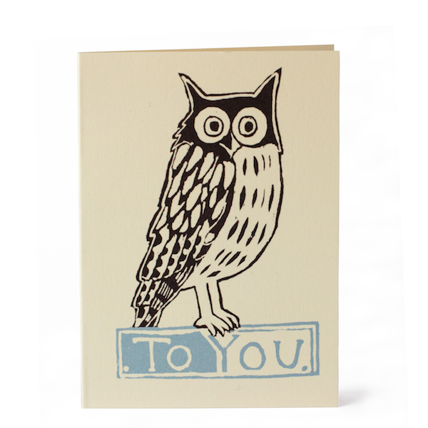 Small Card To You Owl