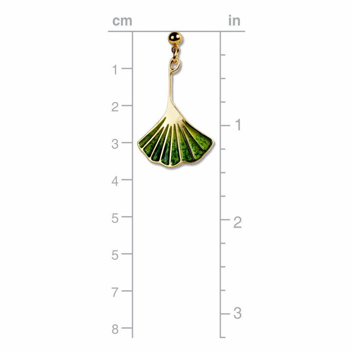 Ginkgo Leaf Earrings
