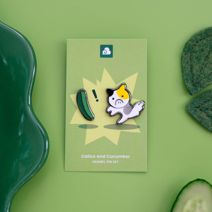 Enamel Pin - Calico and Cucumber