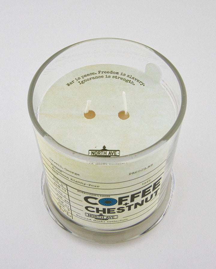 Banned Book Candle / George Orwell 1984