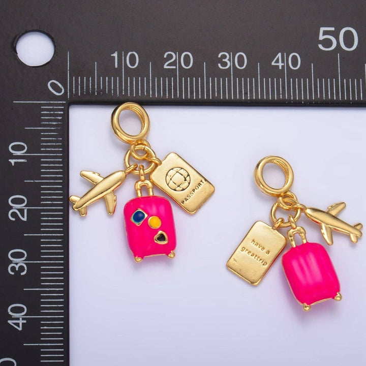 24K Gold Filled Travel Charm
