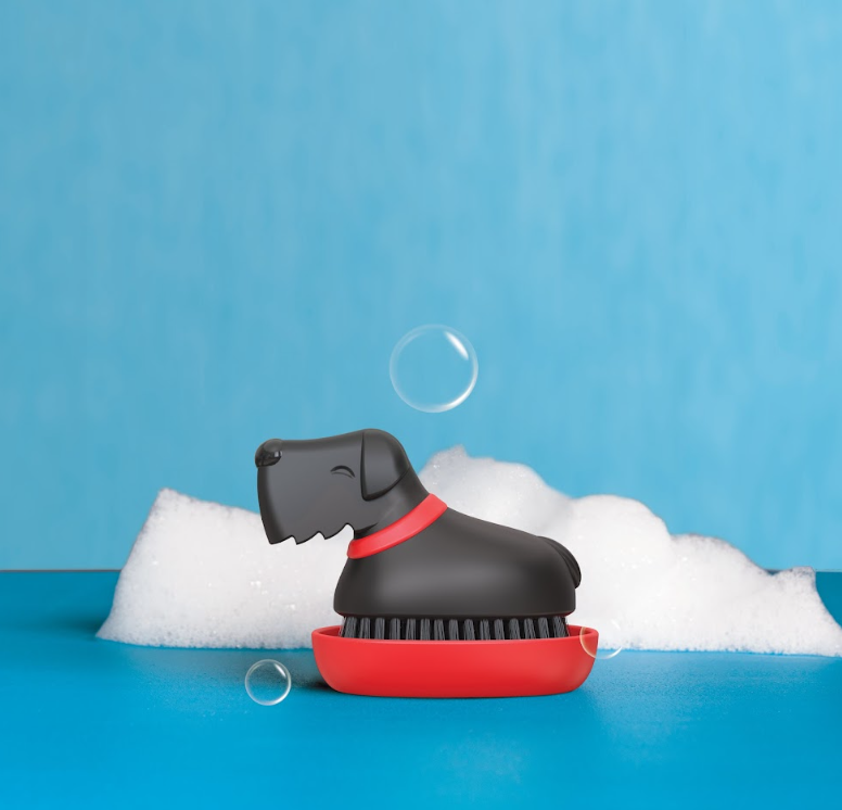 NEW Oscar Dog Dish Brush