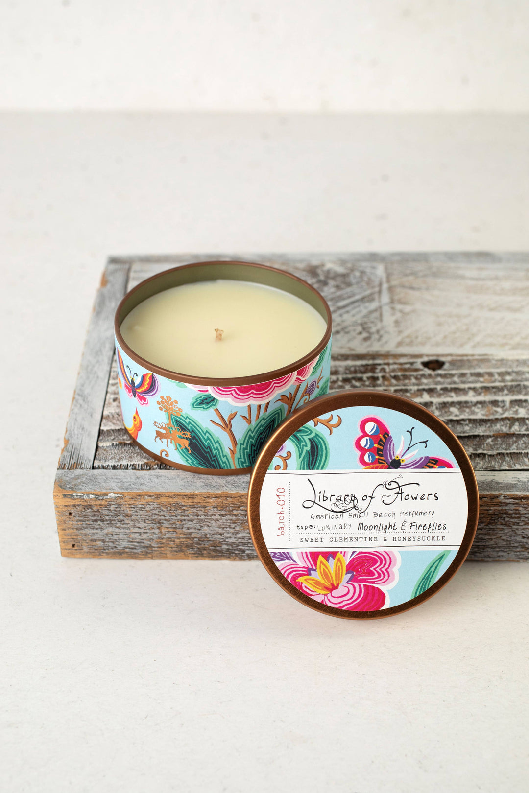 AQUA &amp; BIRDS CANDLE