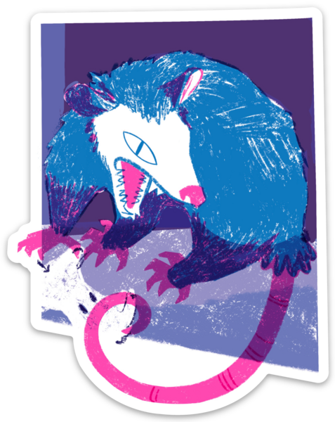 Awesome Possum Sticker