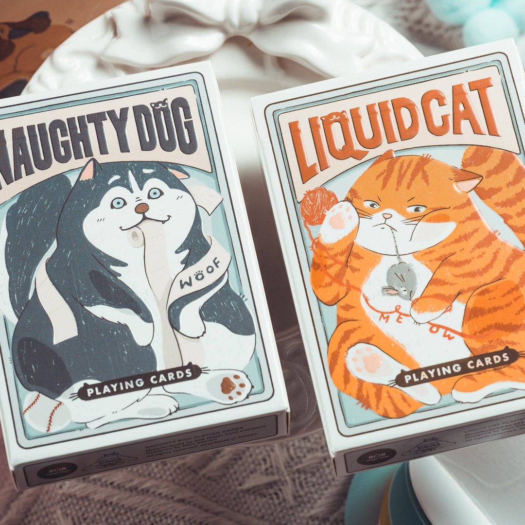 Naughty Dog & Liquid Cat Playing Cards