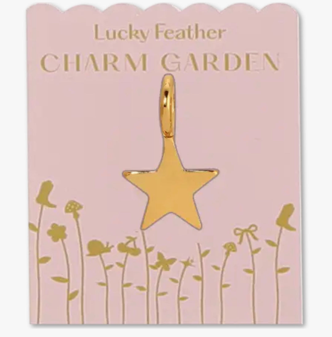 Gold Star Charm