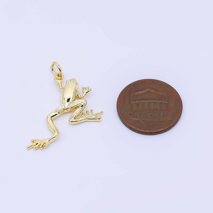 24K Gold Filled Frog Charm