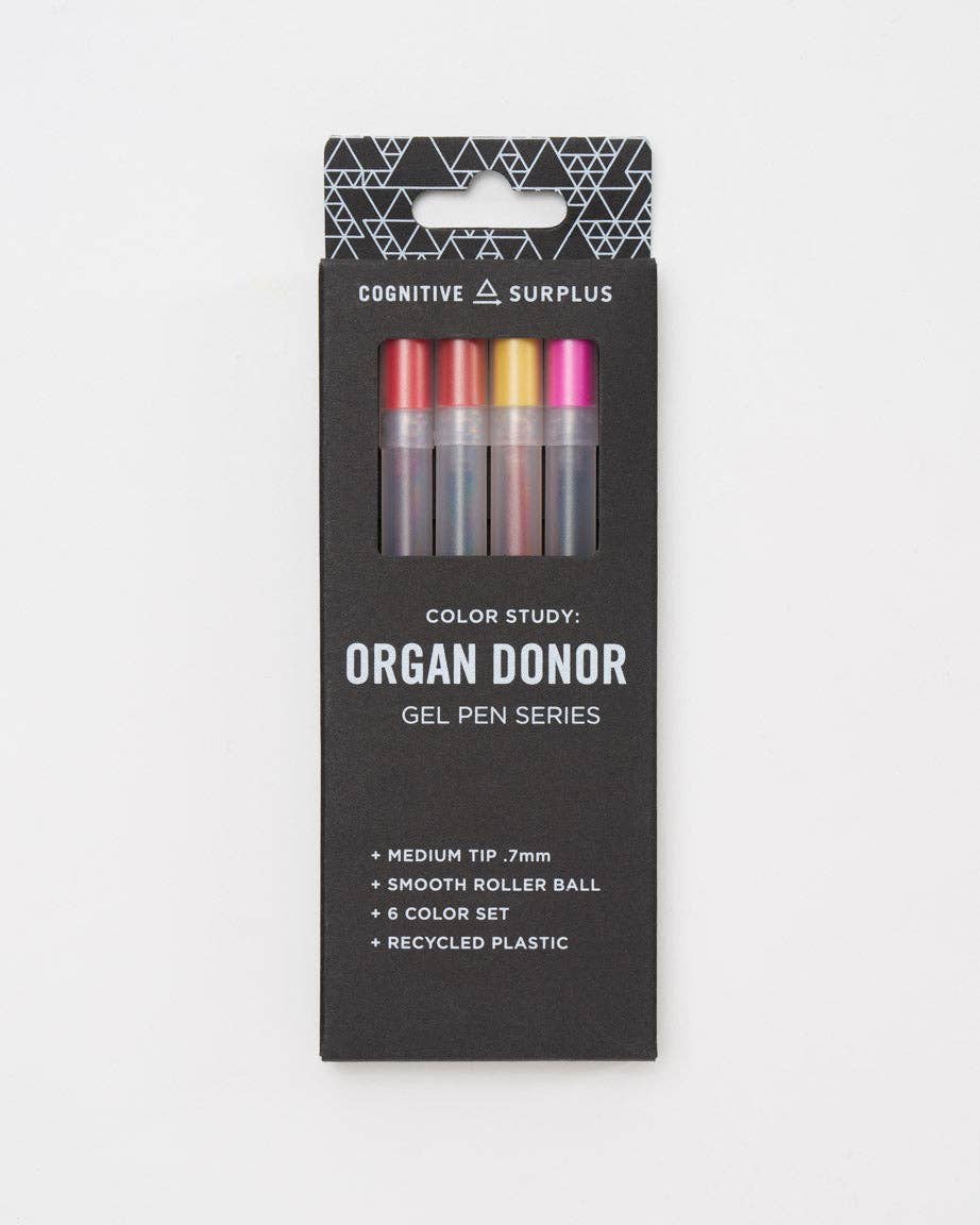 Organ Donor Gel Pens Pack