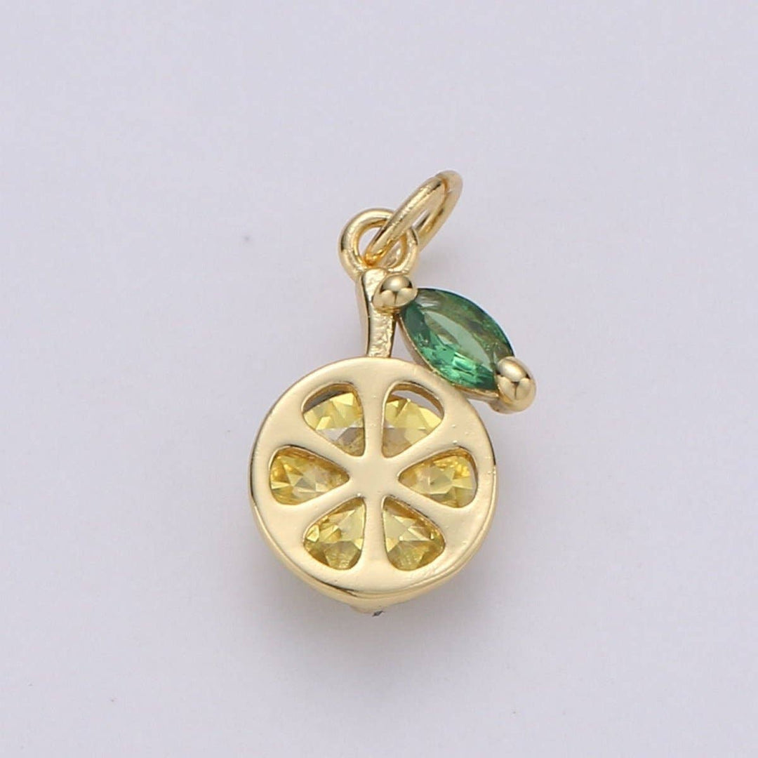 14K Gold Filled Mini Lemon Charm