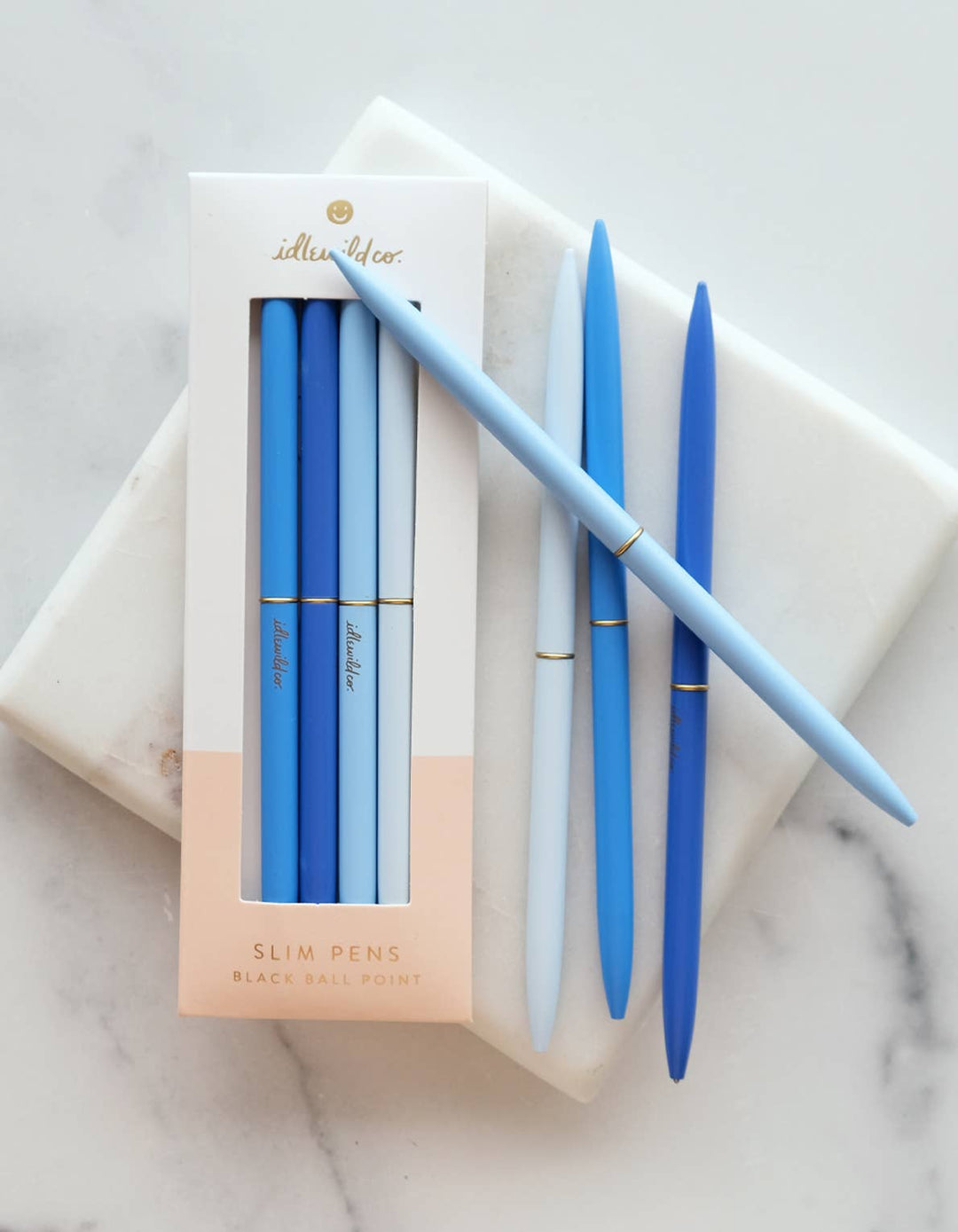 Slim Pen Set of Four | Spectrum Baby Blues
