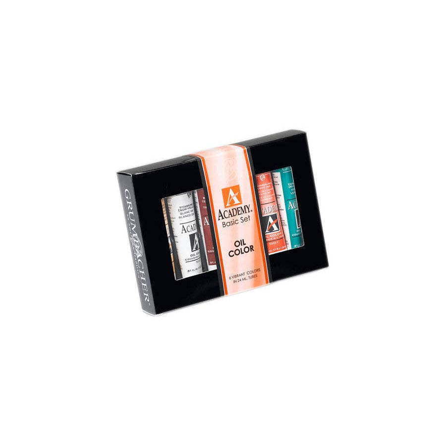 Grumbacher® Academy® Oil 6 Color Basic Set