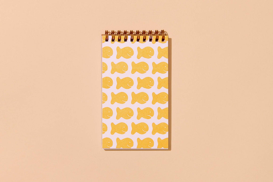 Small Spiral Notebook—Goldfish Cracker