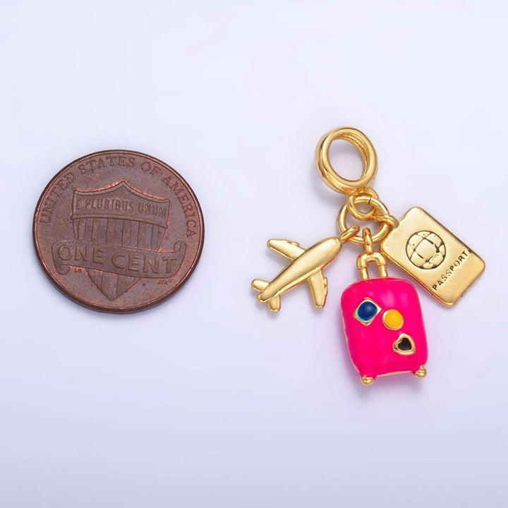 24K Gold Filled Travel Charm