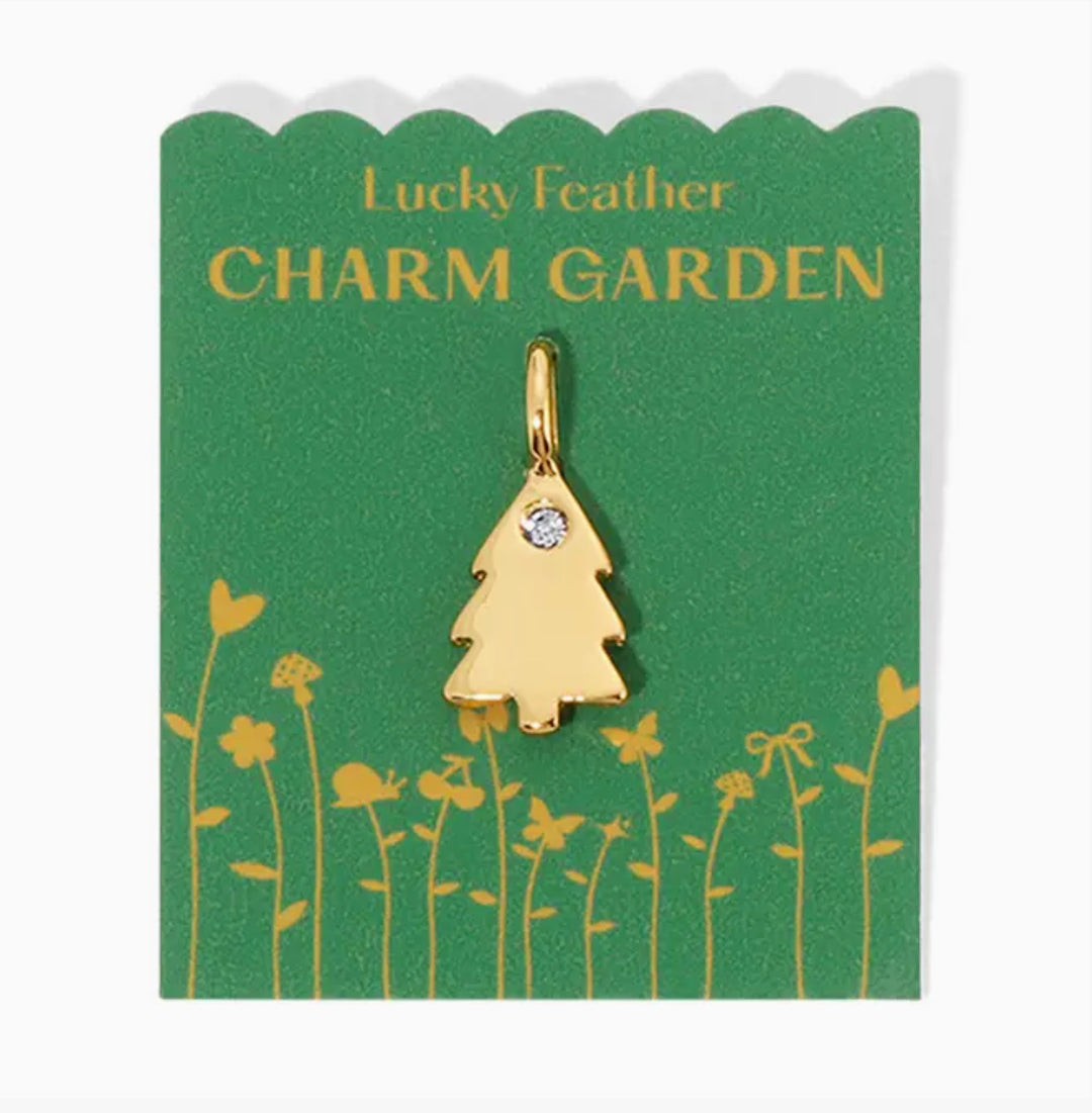 Gold Tree Charm