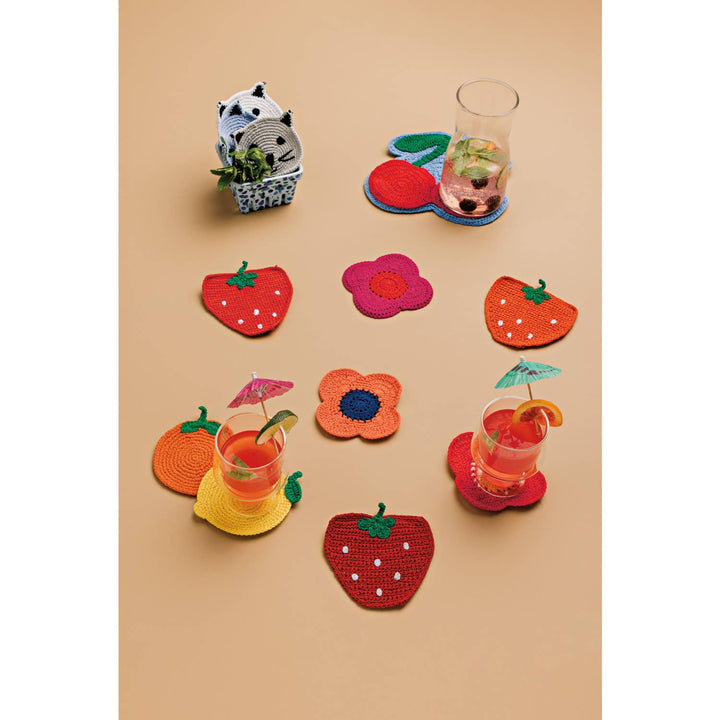 Fruit Crochet Coasters Set of 4