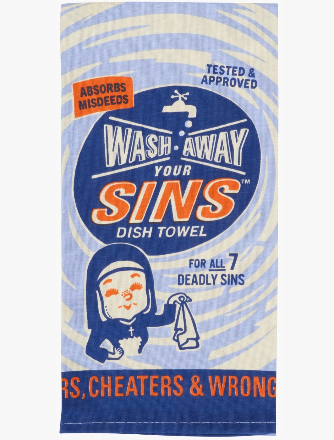 Wash Away Your Sins Dish Towel