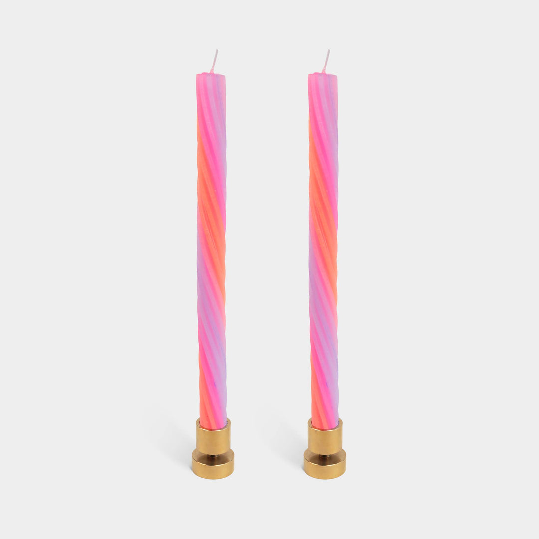 Rope Candles - Orange (2 Pack)