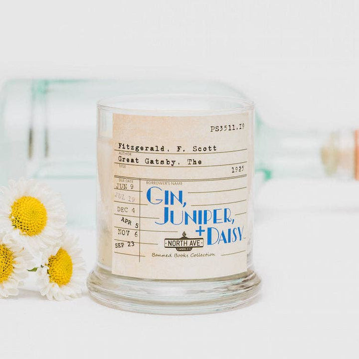 Banned Book Candle / The Great Gatsby