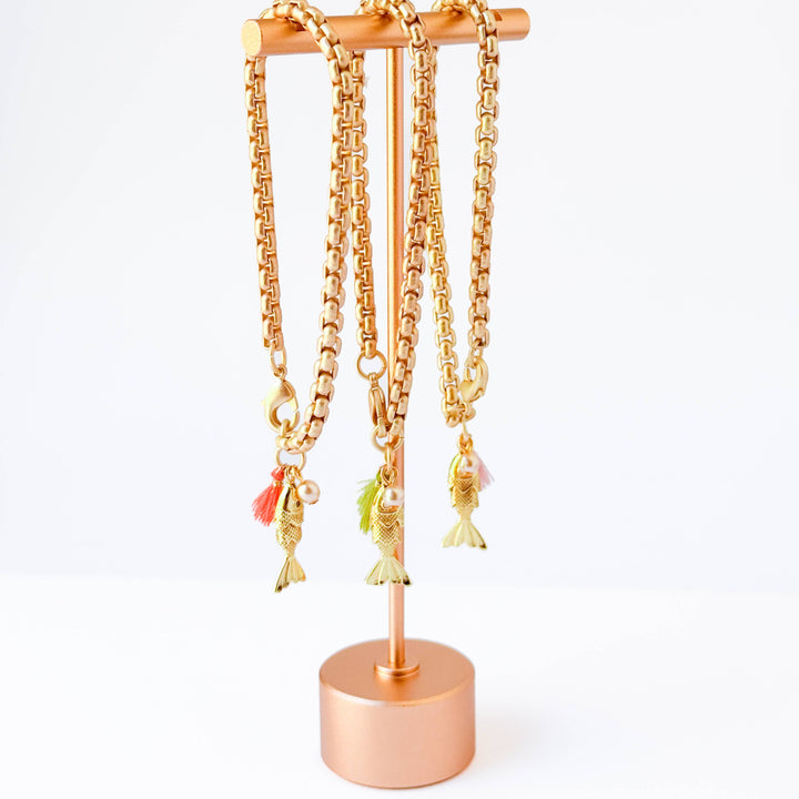 24K Gold Fish Bracelet