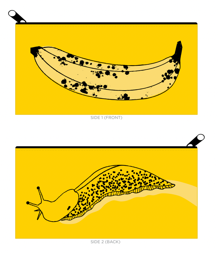 Banana Slug Canvas Travel Pouch