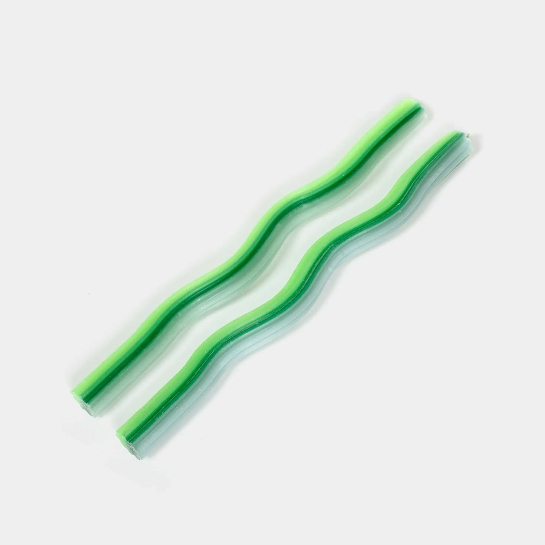Wiggle Candles - Triple Green (2 Pack)