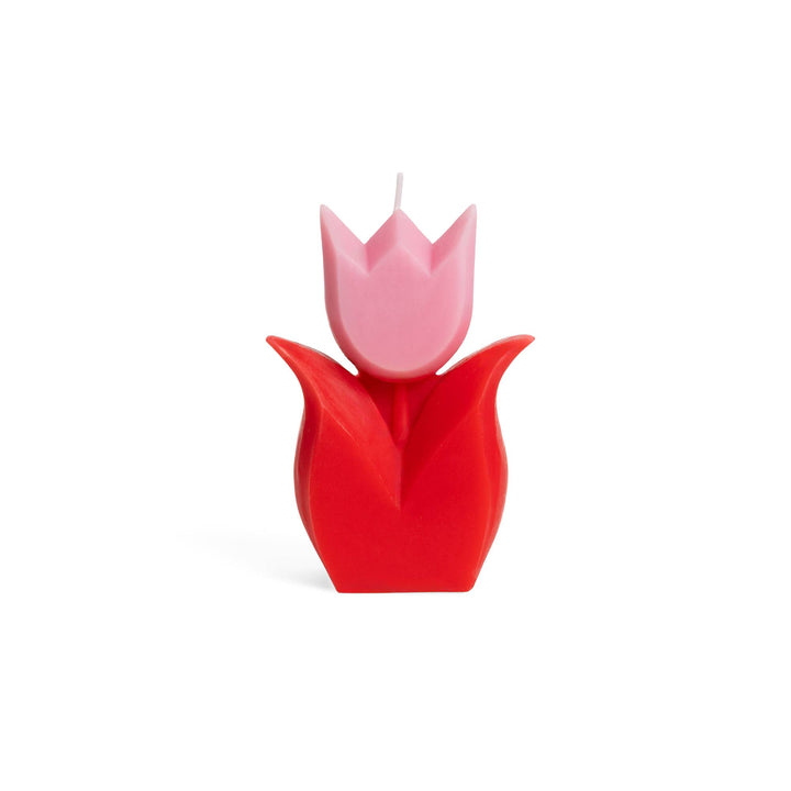 Red Tulip Candle