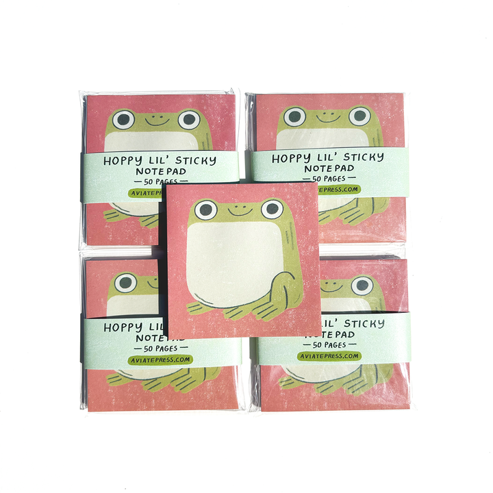 Cute Frog Sticky Notepad