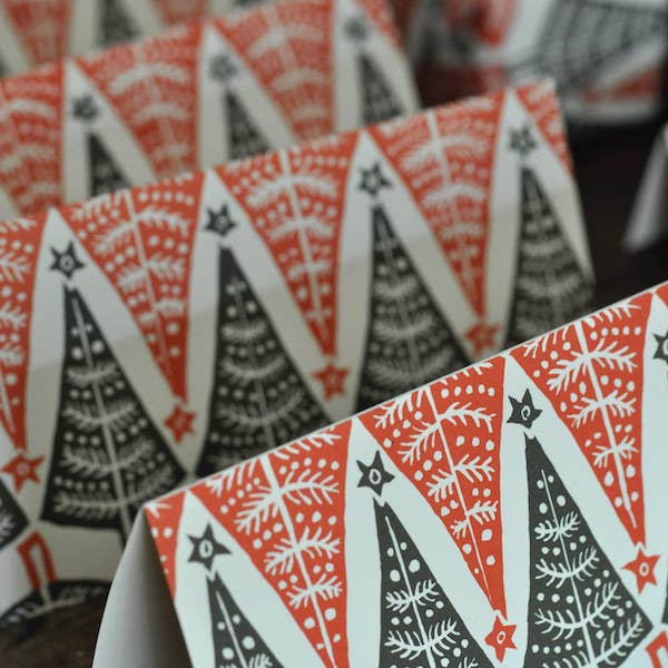 Long Card Dancing Trees