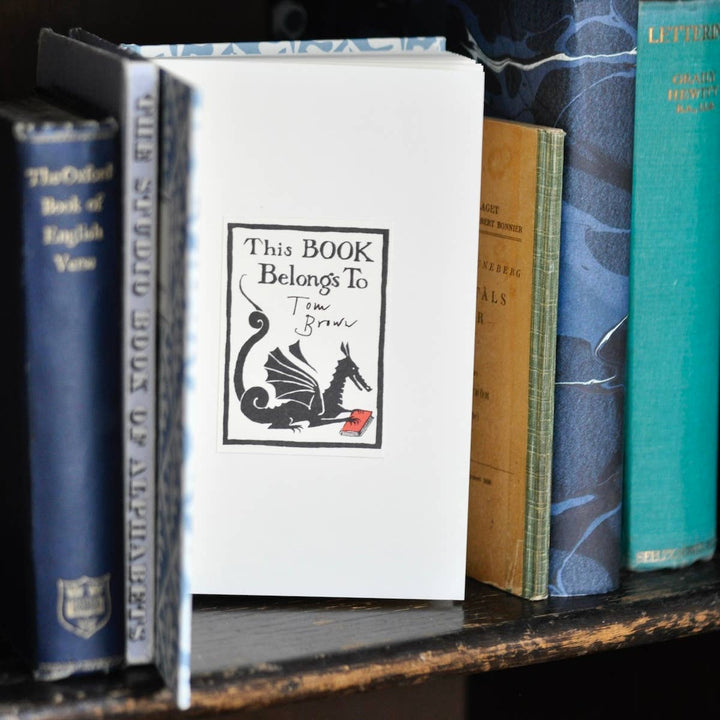 Twelve Bookplates Dragon