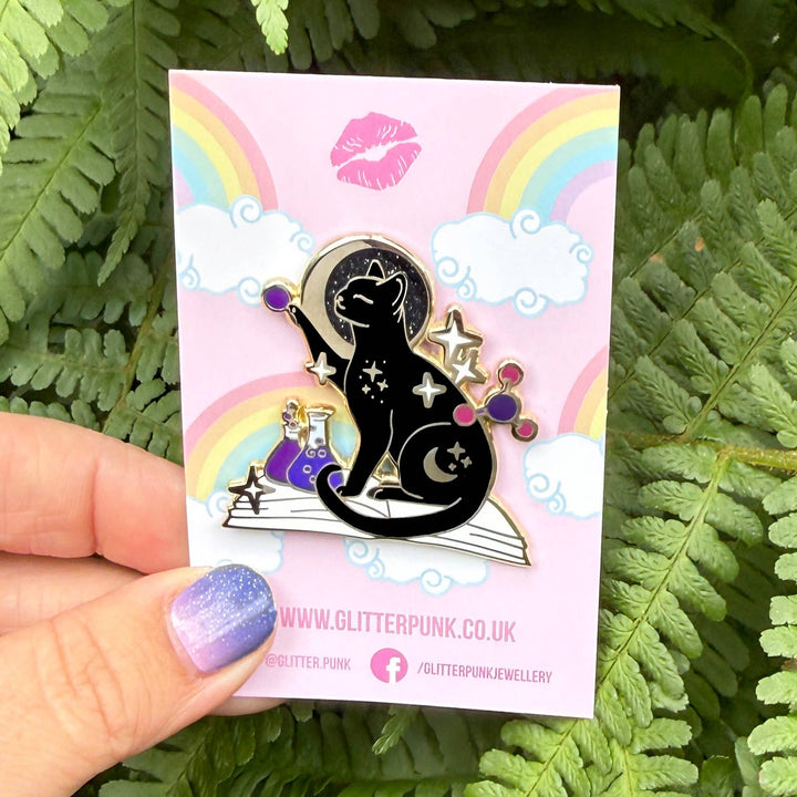 Science Cat Enamel Pin